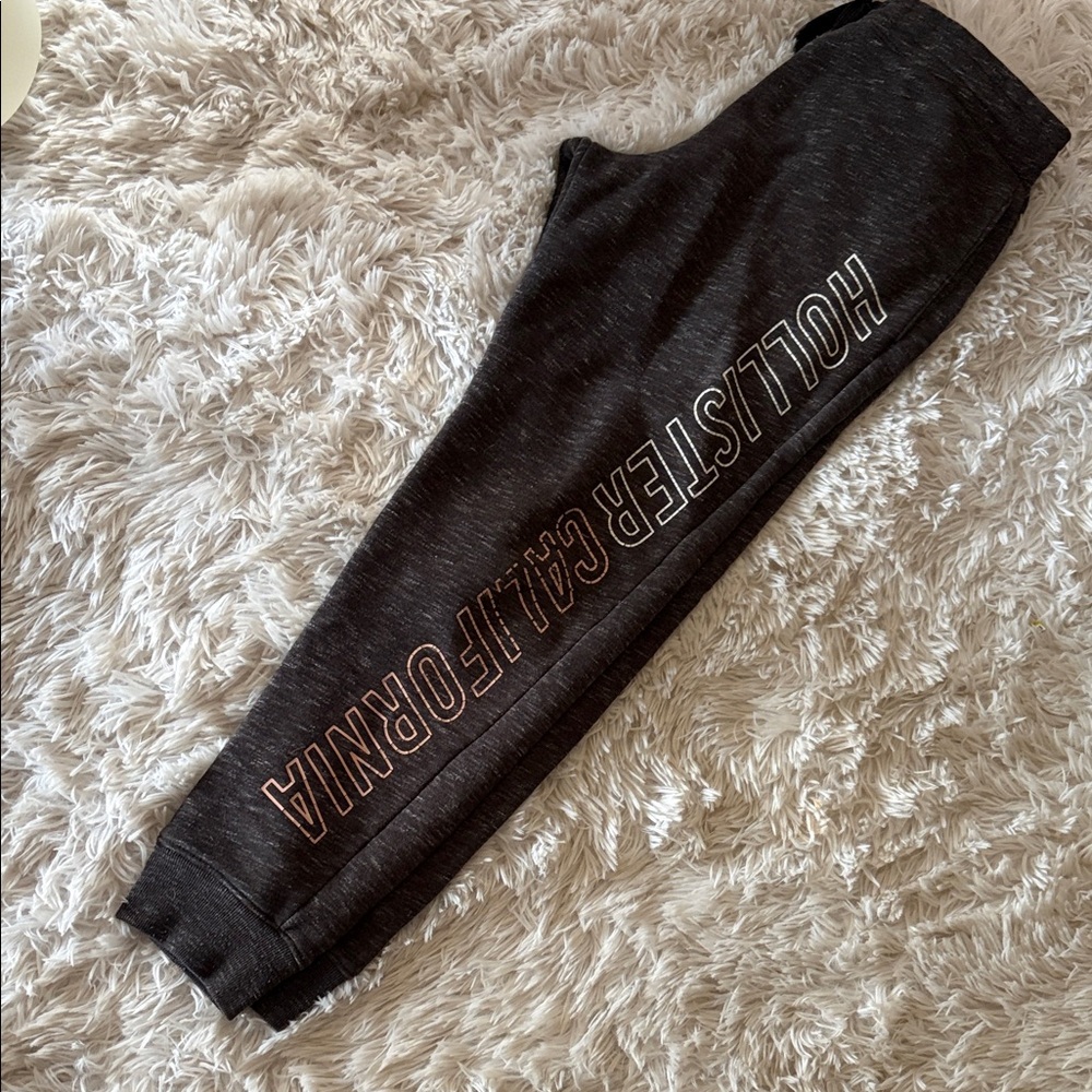 Hollister Charcoal Joggers